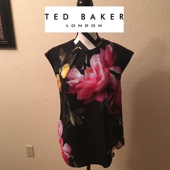 Ted Baker London Tops - Ted Baker London floral bees shirt size 2